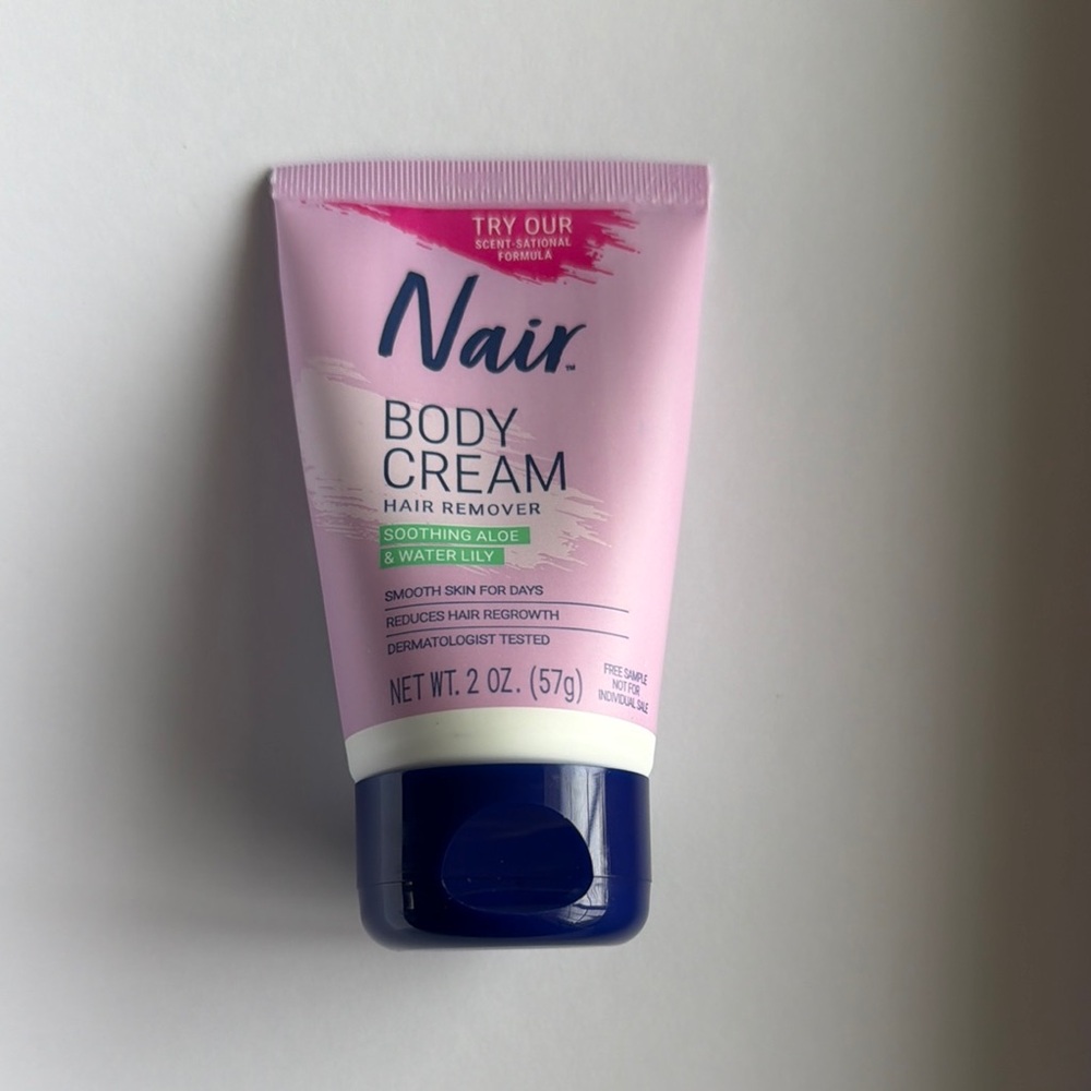 Body Cream Hair Remover - Pink (Soothing Aloe & Water Lily)